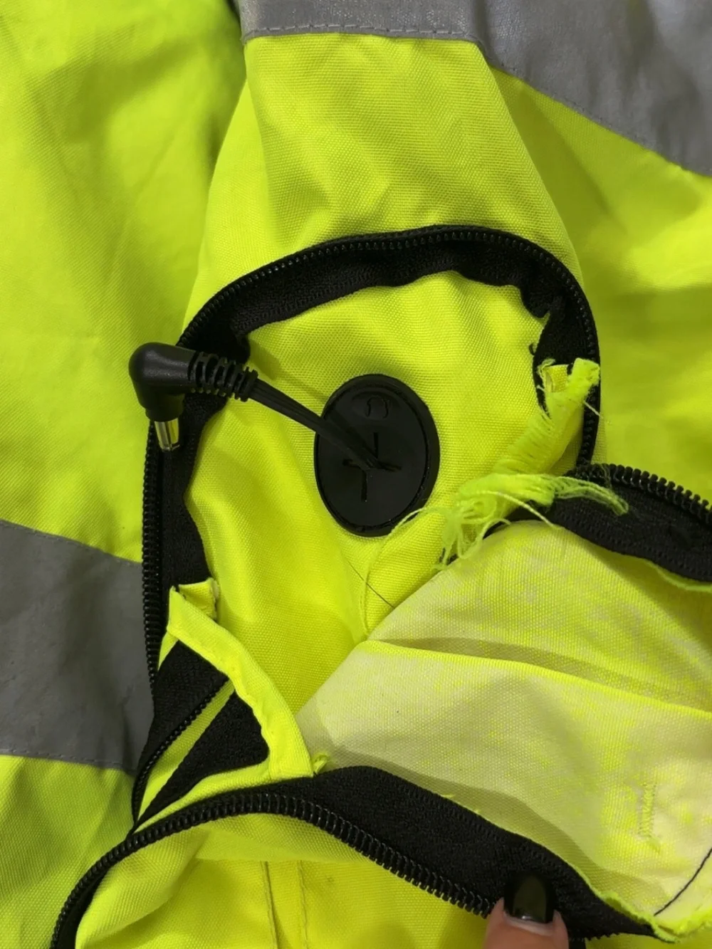 High-Visibility Yellow Reflective Performance Safety Jacket - Men